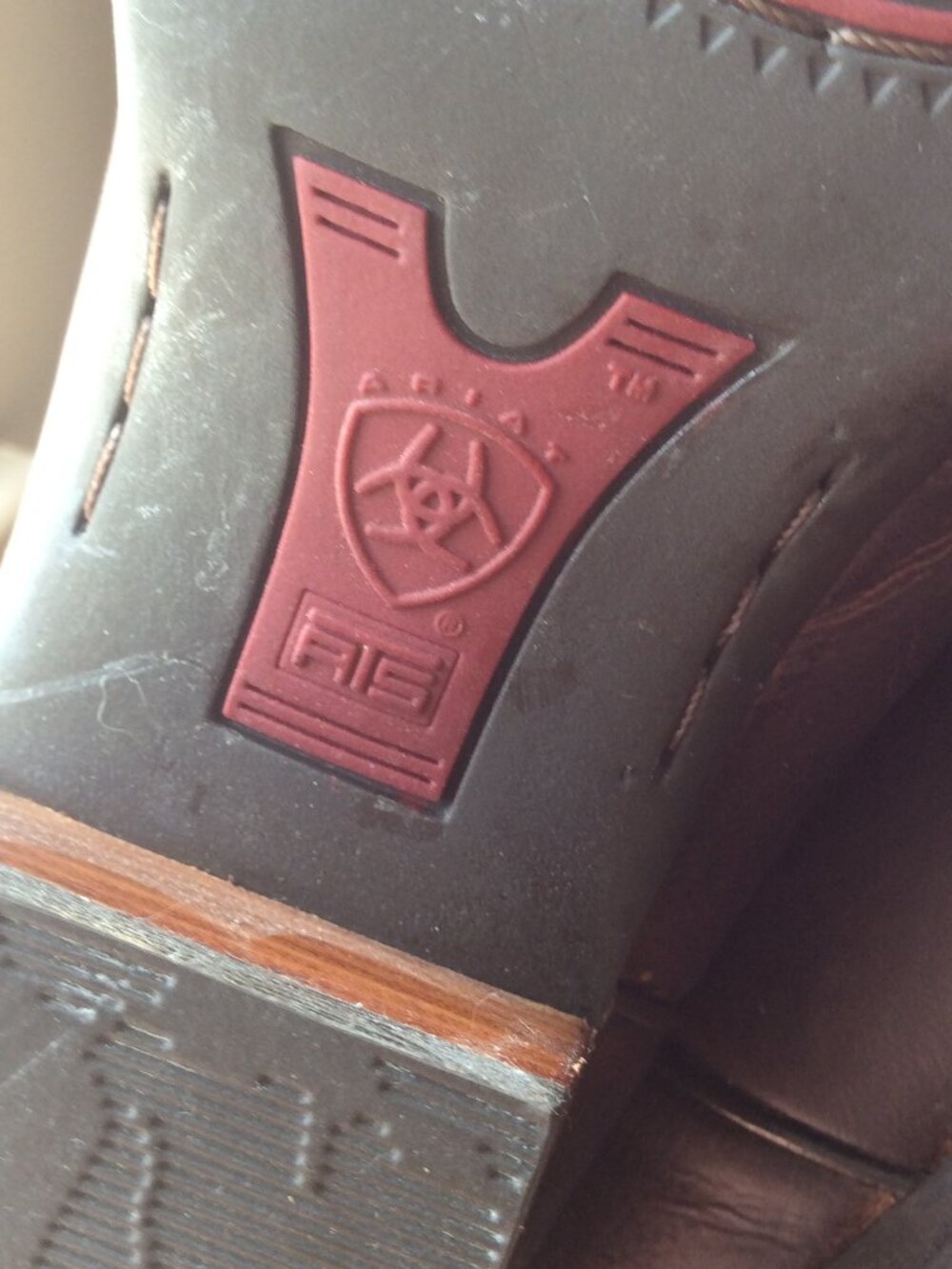 Ariat ATS Wichita Pointed Toe Full Grain Leather Western/Cowgirl Boots.  Size 9B - Picture 14 of 15